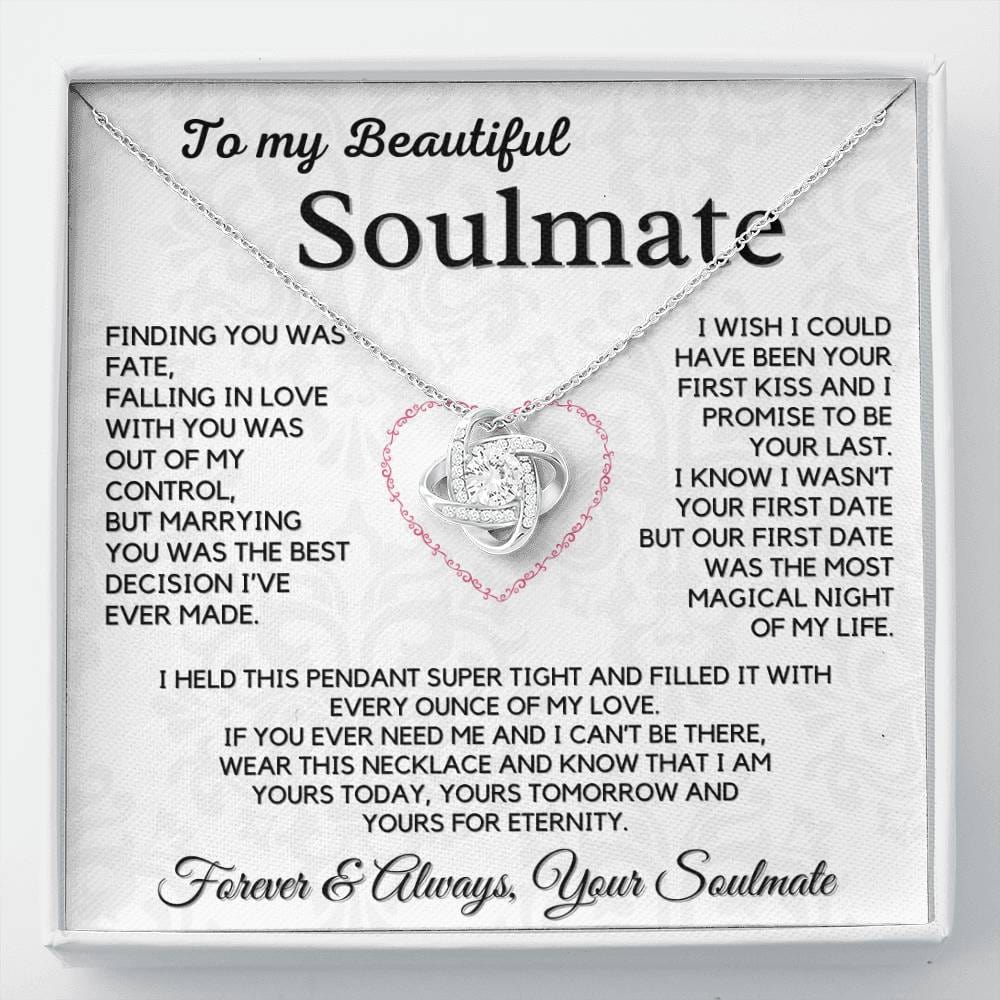 Gift For Beautiful Soulmate From Husband - Yours Today, Tomorrow And For Eternity