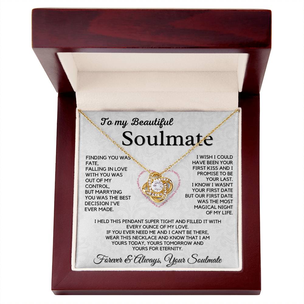 Gift For Beautiful Soulmate From Husband - Yours Today, Tomorrow And For Eternity