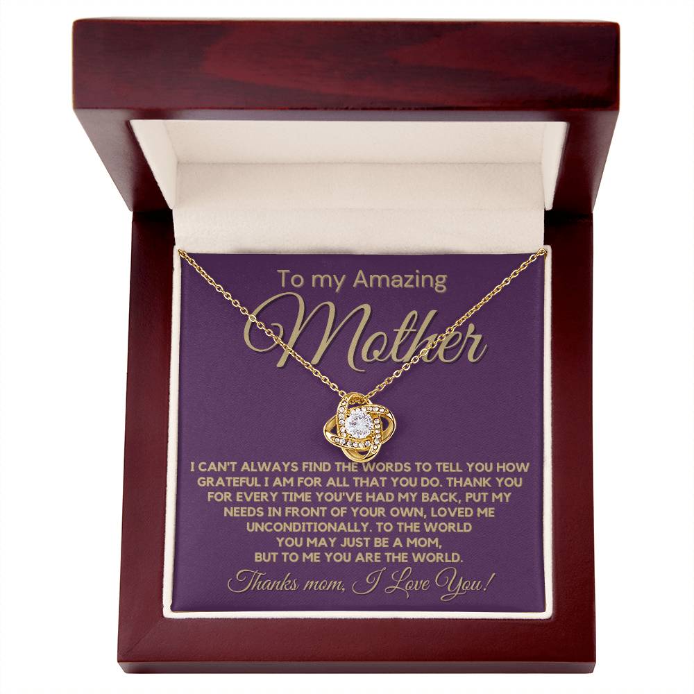 Gift For Amazing Mother - You Loved Me Unconditionally