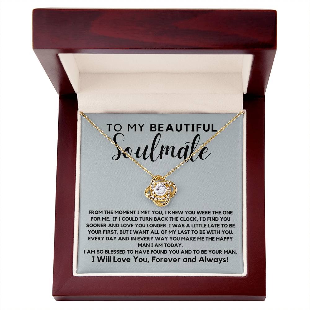 Gift For Beautiful Soulmate - The Day You Walked Into My Life