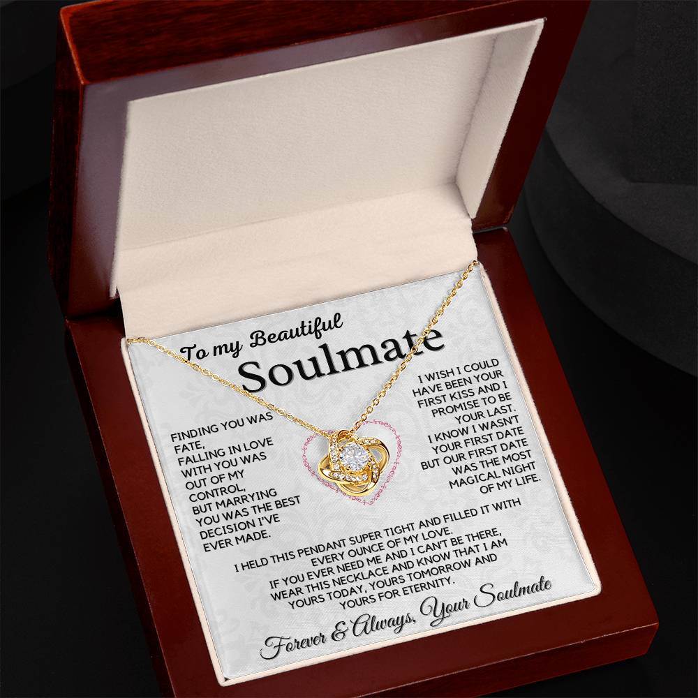 Gift For Beautiful Soulmate From Husband - Yours Today, Tomorrow And For Eternity