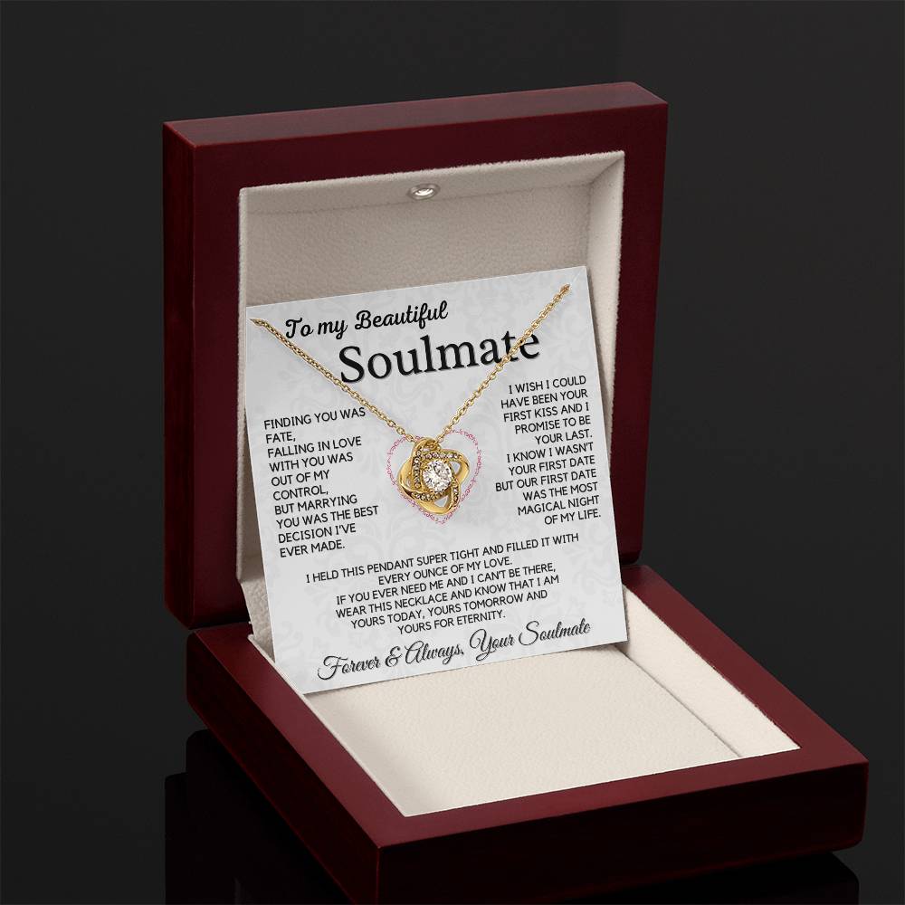 Gift For Beautiful Soulmate From Husband - Yours Today, Tomorrow And For Eternity