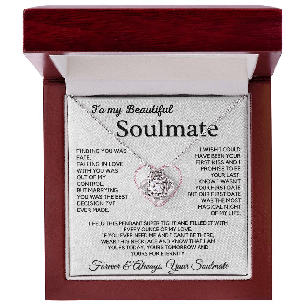 Gift For Beautiful Soulmate From Husband - Yours Today, Tomorrow And For Eternity