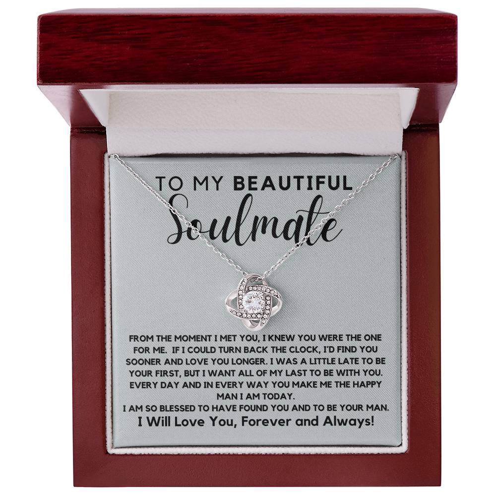 Gift For Beautiful Soulmate - The Day You Walked Into My Life