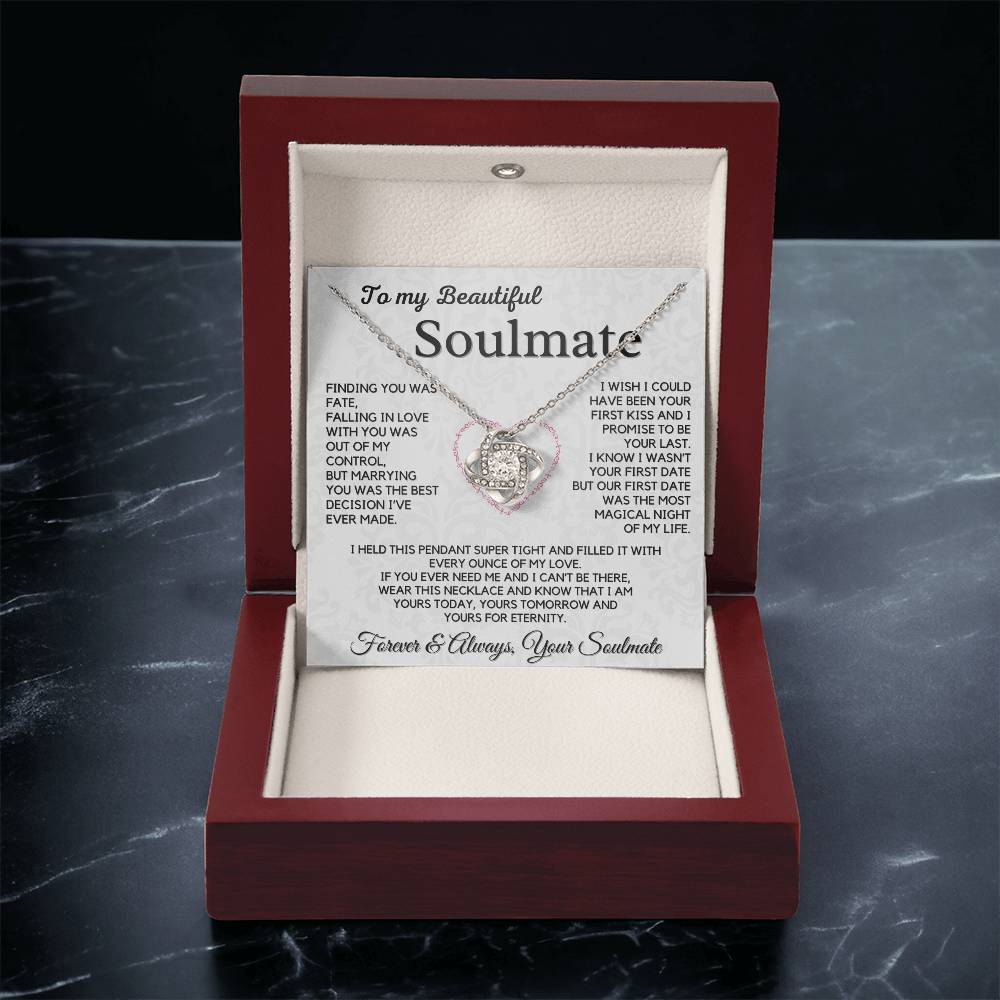 Gift For Beautiful Soulmate From Husband - Yours Today, Tomorrow And For Eternity