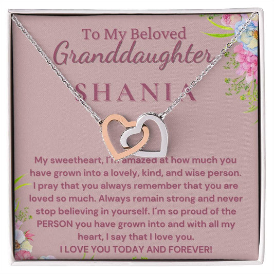 Custom Name Gift for Granddaughter - Always Remain Strong