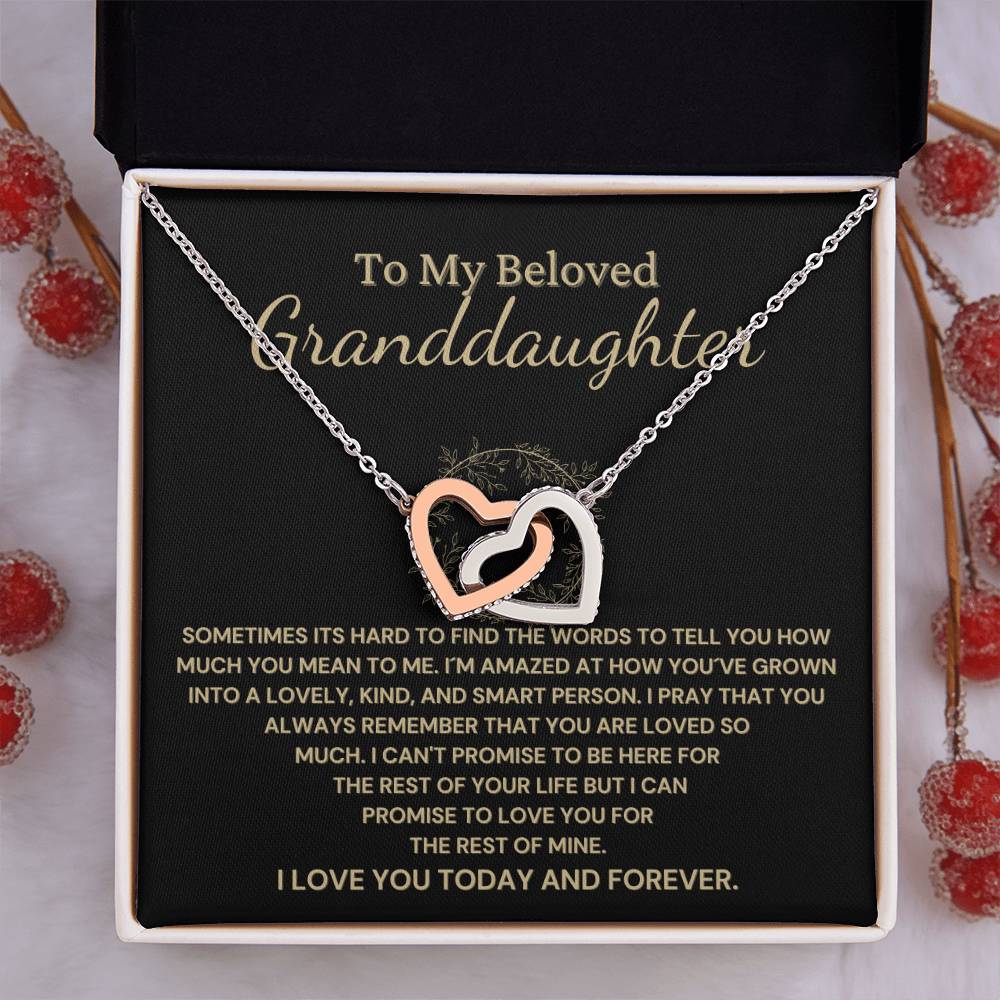 Gift For Beloved Granddaughter - Remember You Are Loved