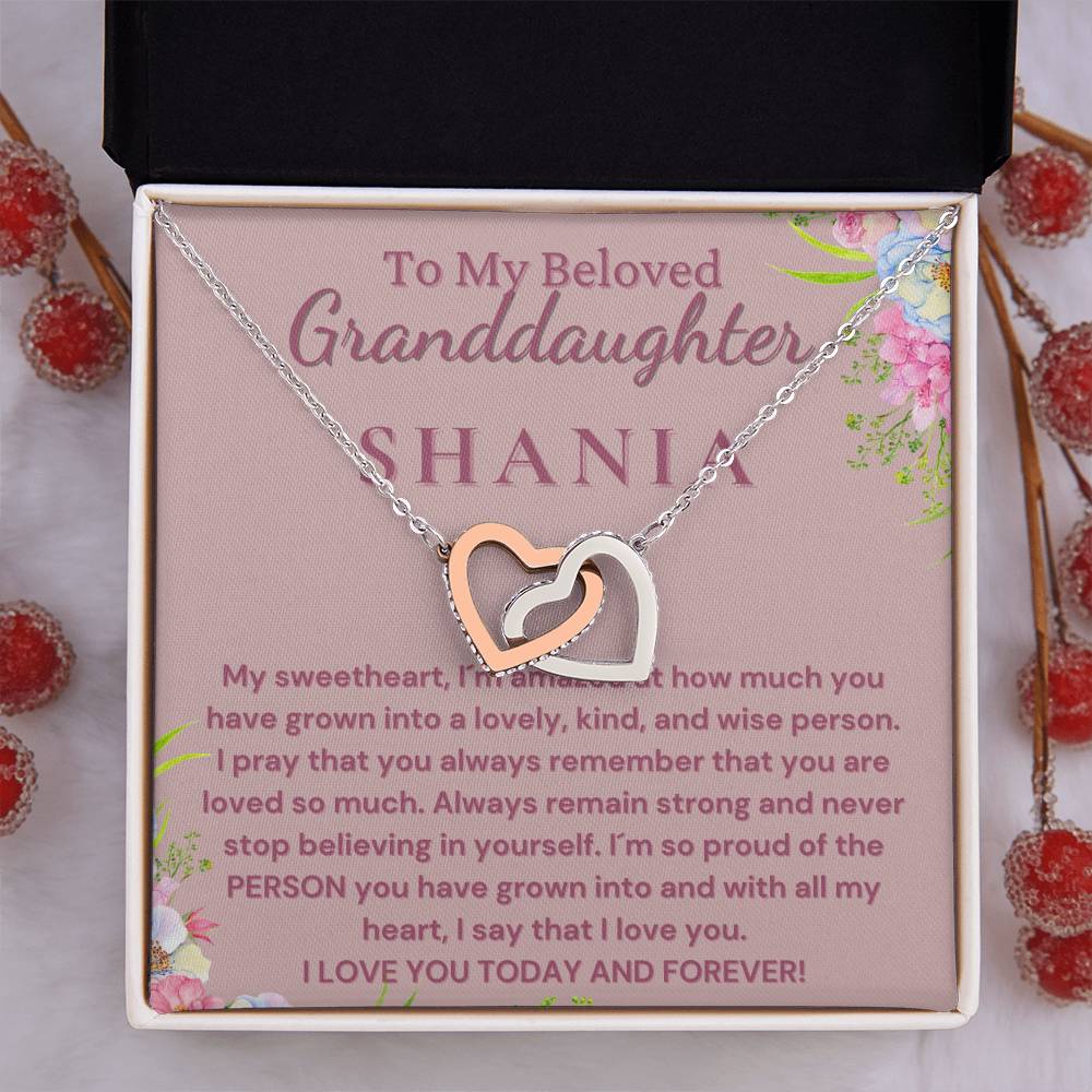 Custom Name Gift for Granddaughter - Always Remain Strong