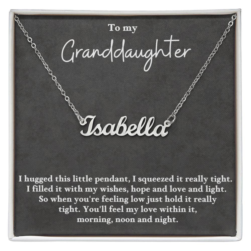 Keywords: gift for granddaughter, sentimental necklace, meaningful jewelry, jewelry for granddaughter, wish necklace, keepsake necklace, gift of love, granddaughter gift ideas
Give your granddaughter a gift that holds all your love and dreams with the "Gift For Granddaughter. This beautifully crafted necklace is more than just a piece of jewelry—it's a heartfelt symbol of your hopes and blessings for her future. With its elegant design and thoughtful message card, is perfect for Xmas, birthdays, graduate.