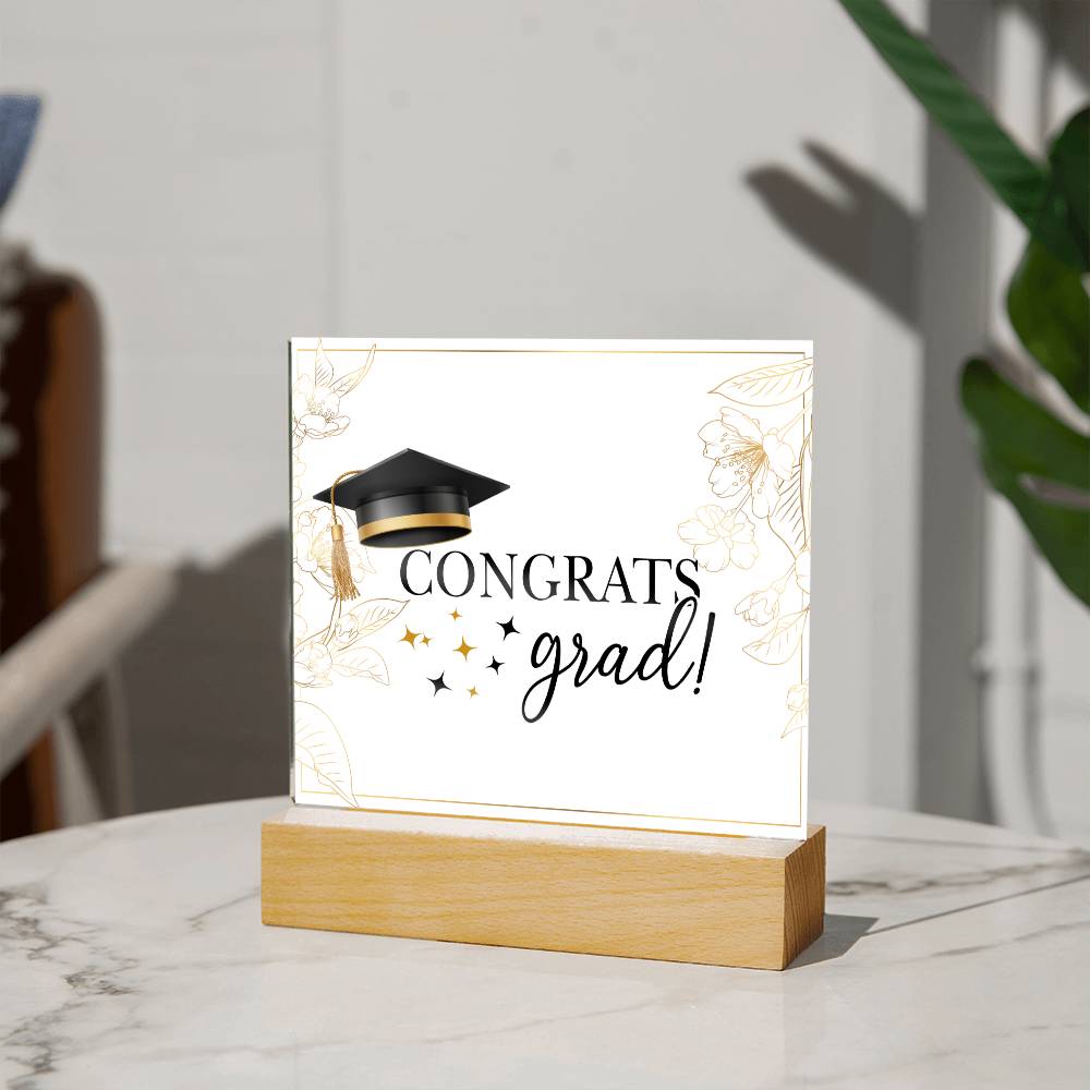 Graduation Light Up Message Congrats graduate Congrats Daughter Congrats Son Graduation Acrylic Plaque Class of 2023  Graduation Gift for Daughter and Son