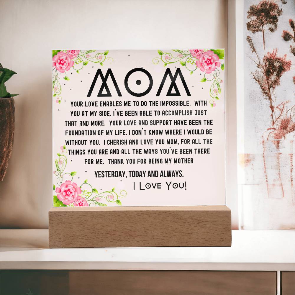 Gift For Mom - I Cherish And Love You