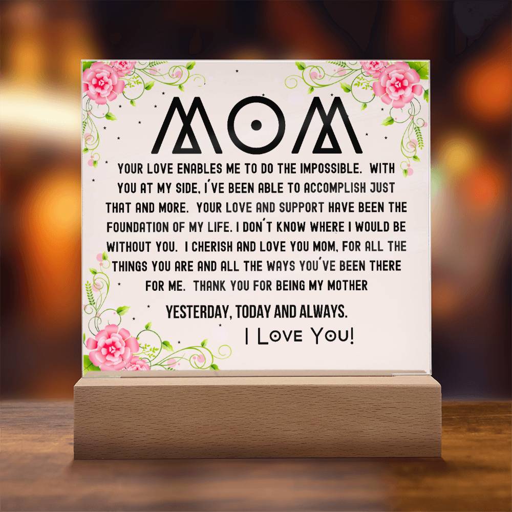 Gift For Mom - I Cherish And Love You