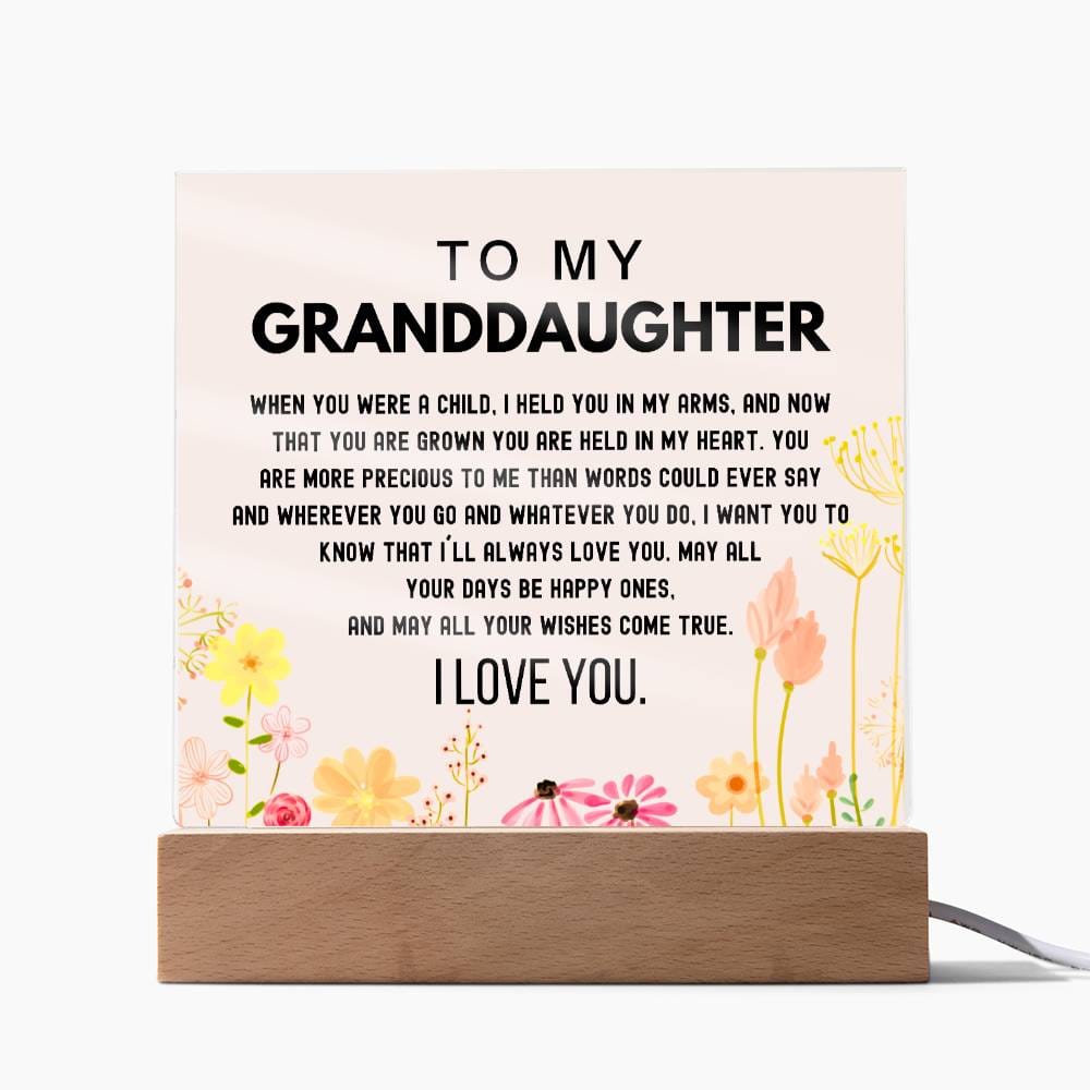 Gift for Granddaughter - You Are Held In My Heart