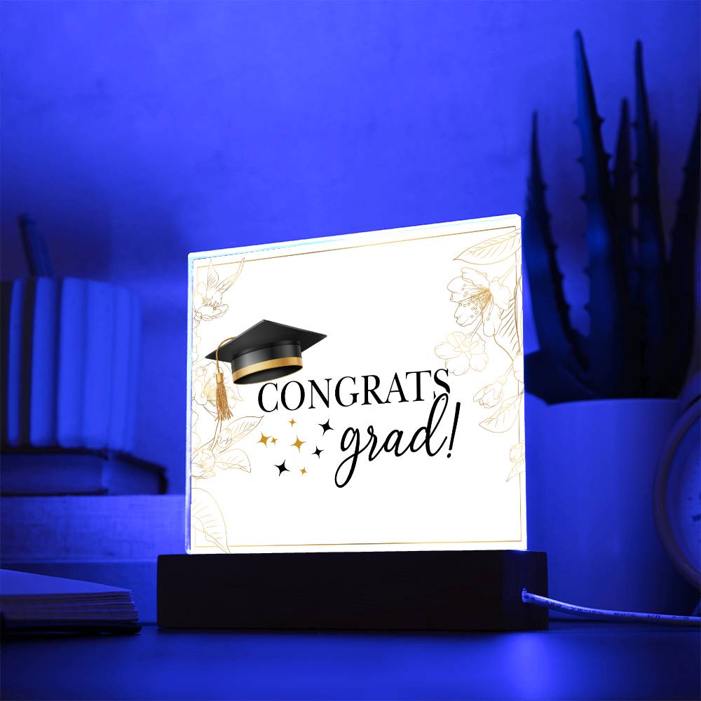 Graduation Light Up Message Congrats graduate Congrats Daughter Congrats Son Graduation Acrylic Plaque Class of 2023  Graduation Gift for Daughter and Son