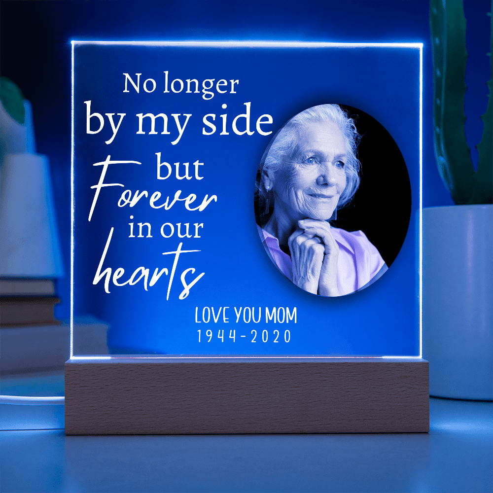 Custom Photo Text Memorial Acrylic Plaque