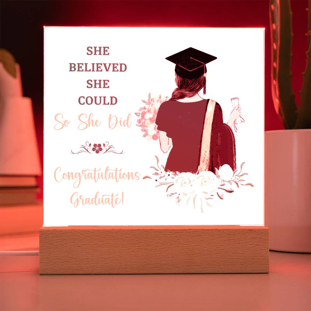 Gift For Graduate Daughter - So She Did