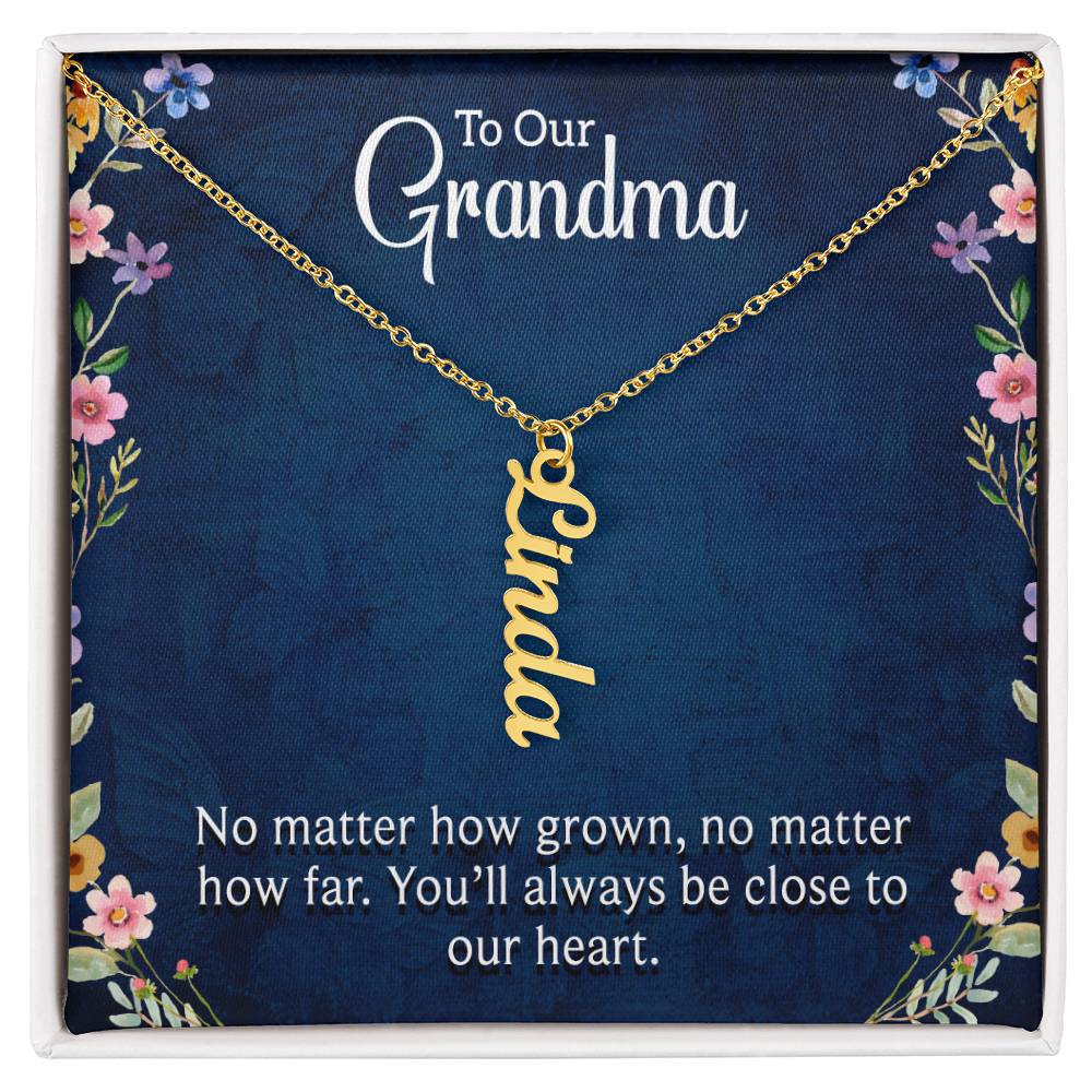 To our Grandma - You are always close to our  heart