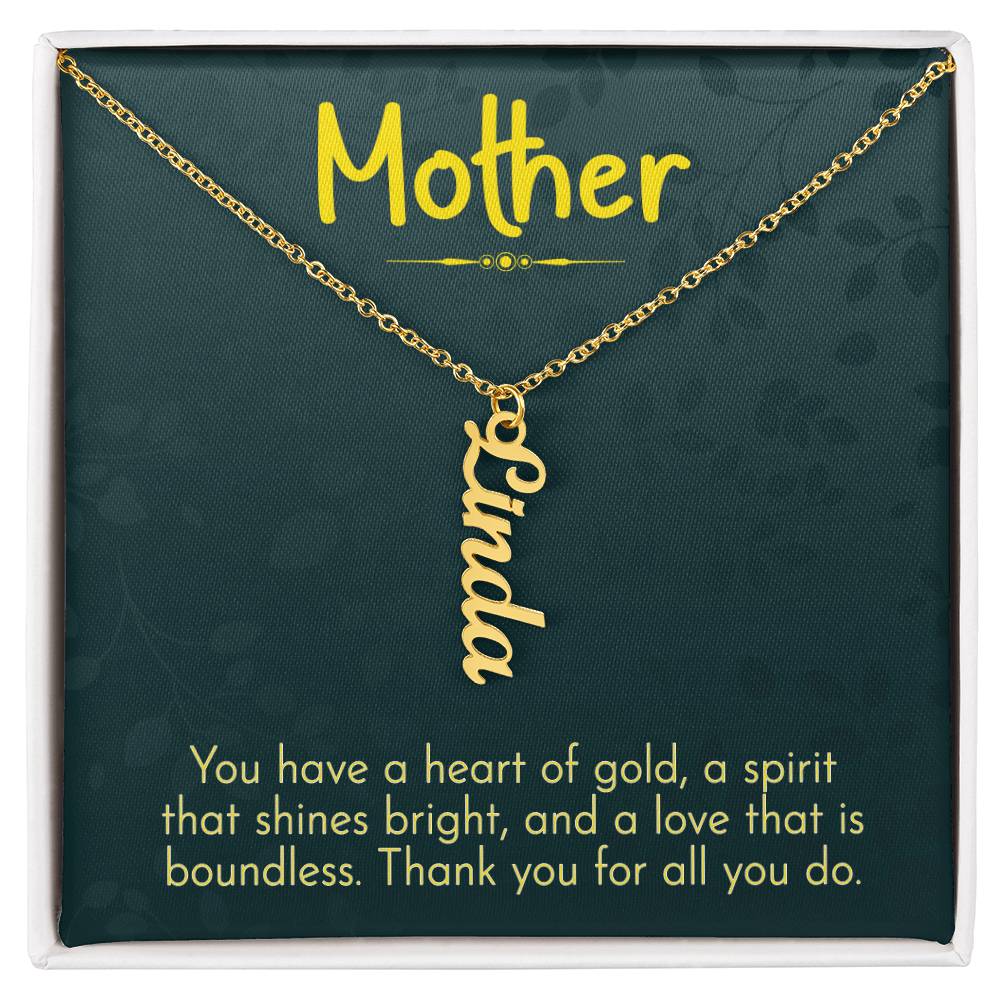 Gift for Mother - You have a Heart of Gold