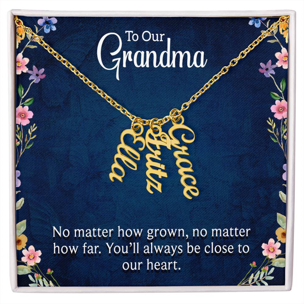 To our Grandma - You are always close to our  heart