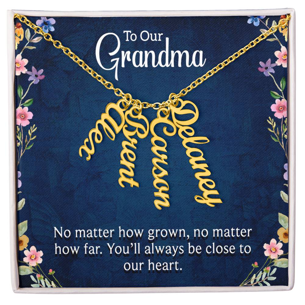 To our Grandma - You are always close to our  heart