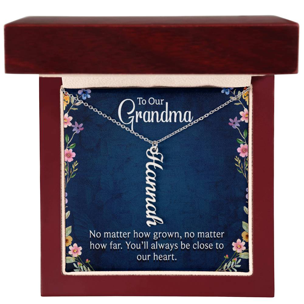 To our Grandma - You are always close to our  heart