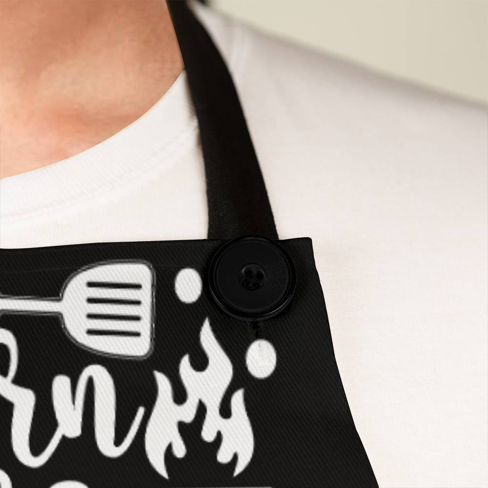 Custom Name Born To Dad Apron