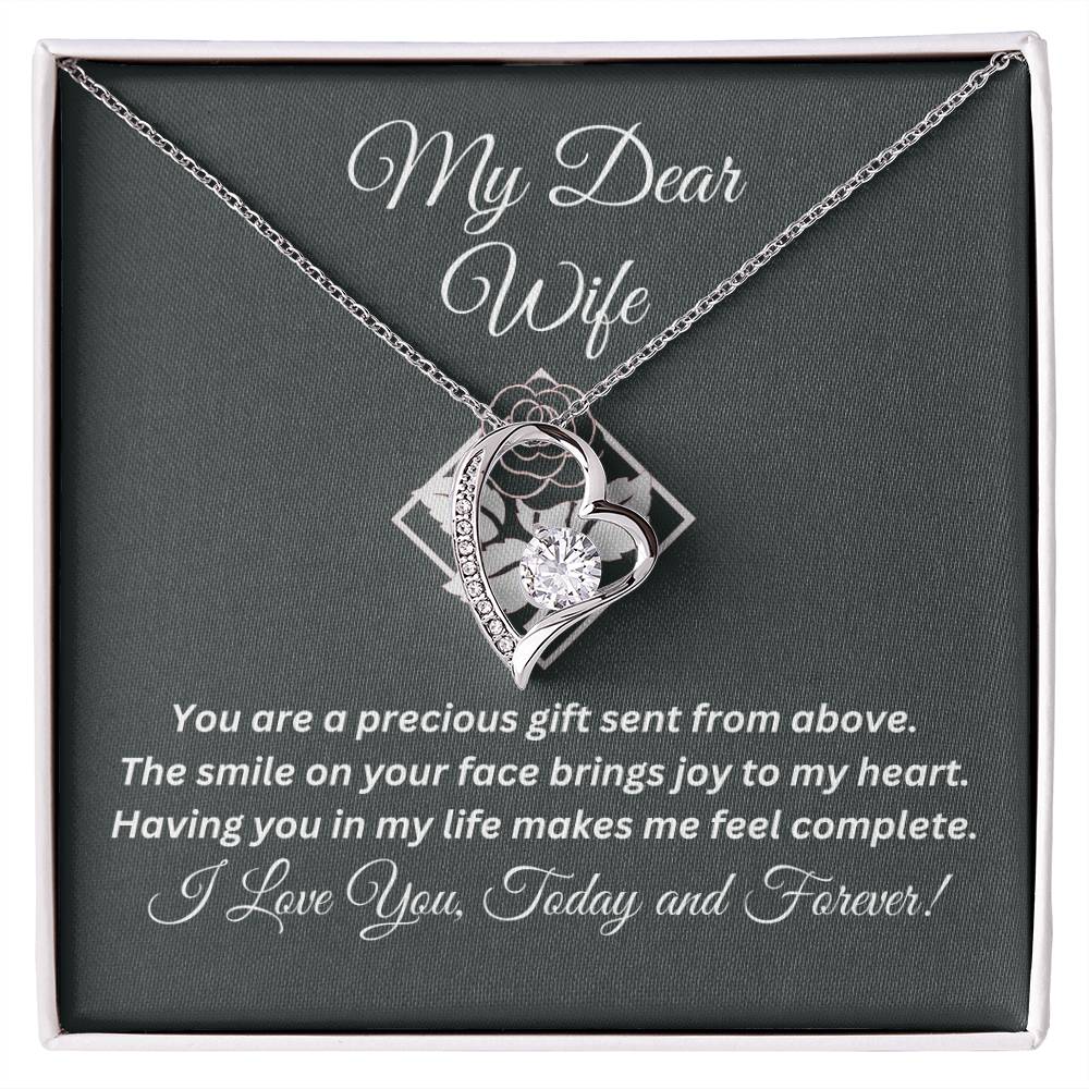 To My Dear Wife From Husband - You Are A Precious Gift Sent From Above