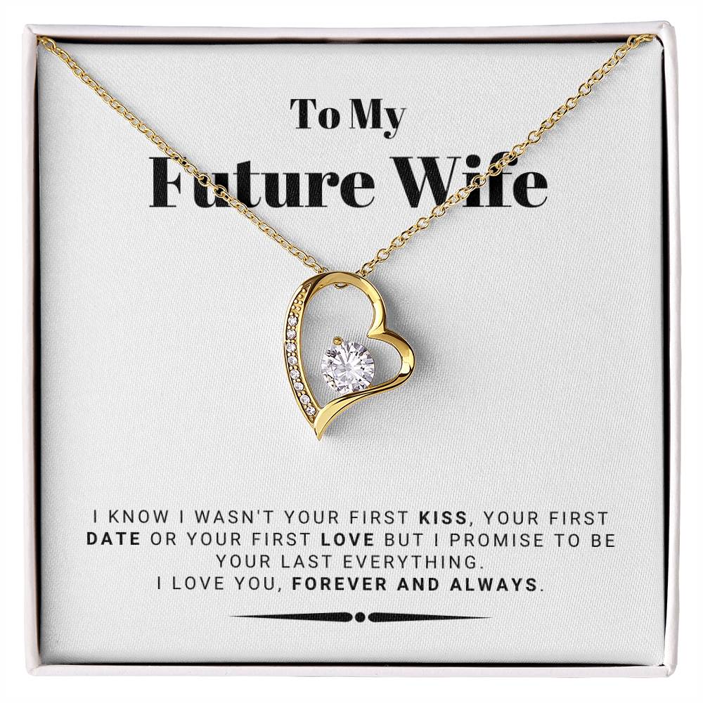 To My Future Wife, Husband To Be, Forever Love Necklace