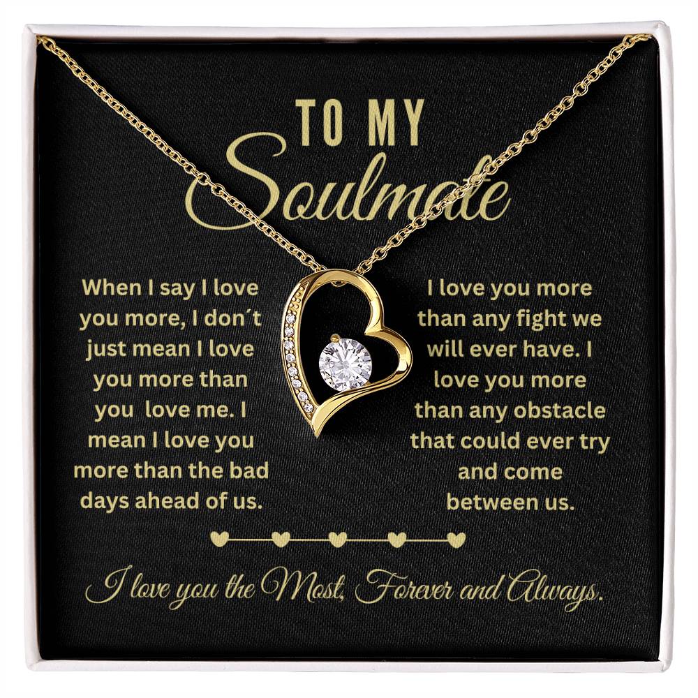 To My Soulmate From Husband - I Love You More Than Any Obstacle