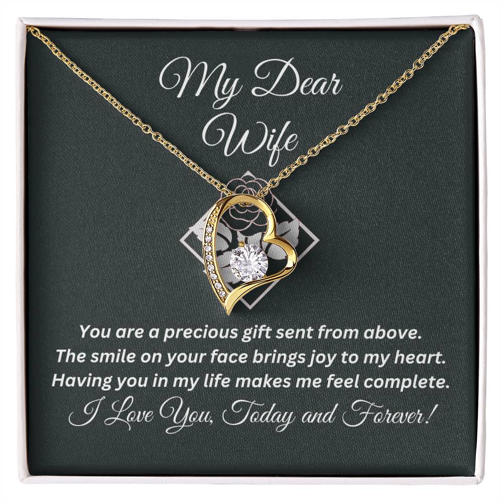 To My Dear Wife From Husband - You Are A Precious Gift Sent From Above