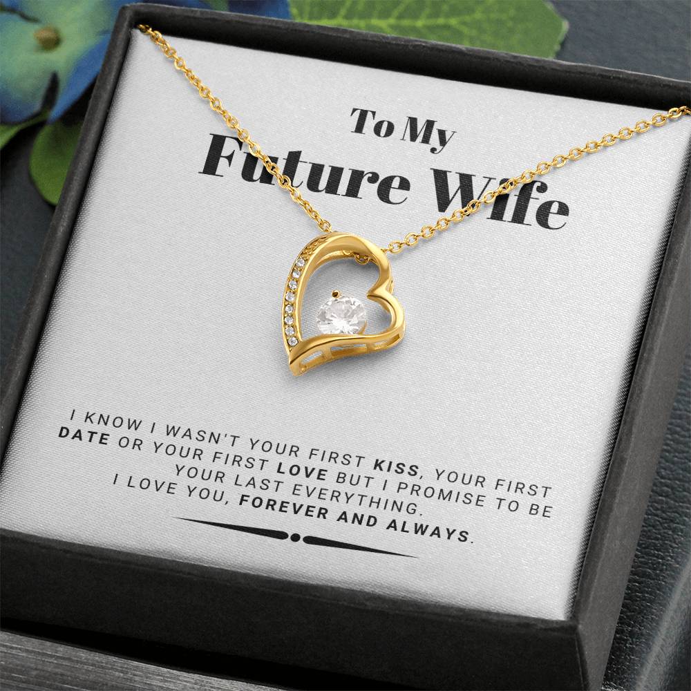 To My Future Wife, Husband To Be, Forever Love Necklace