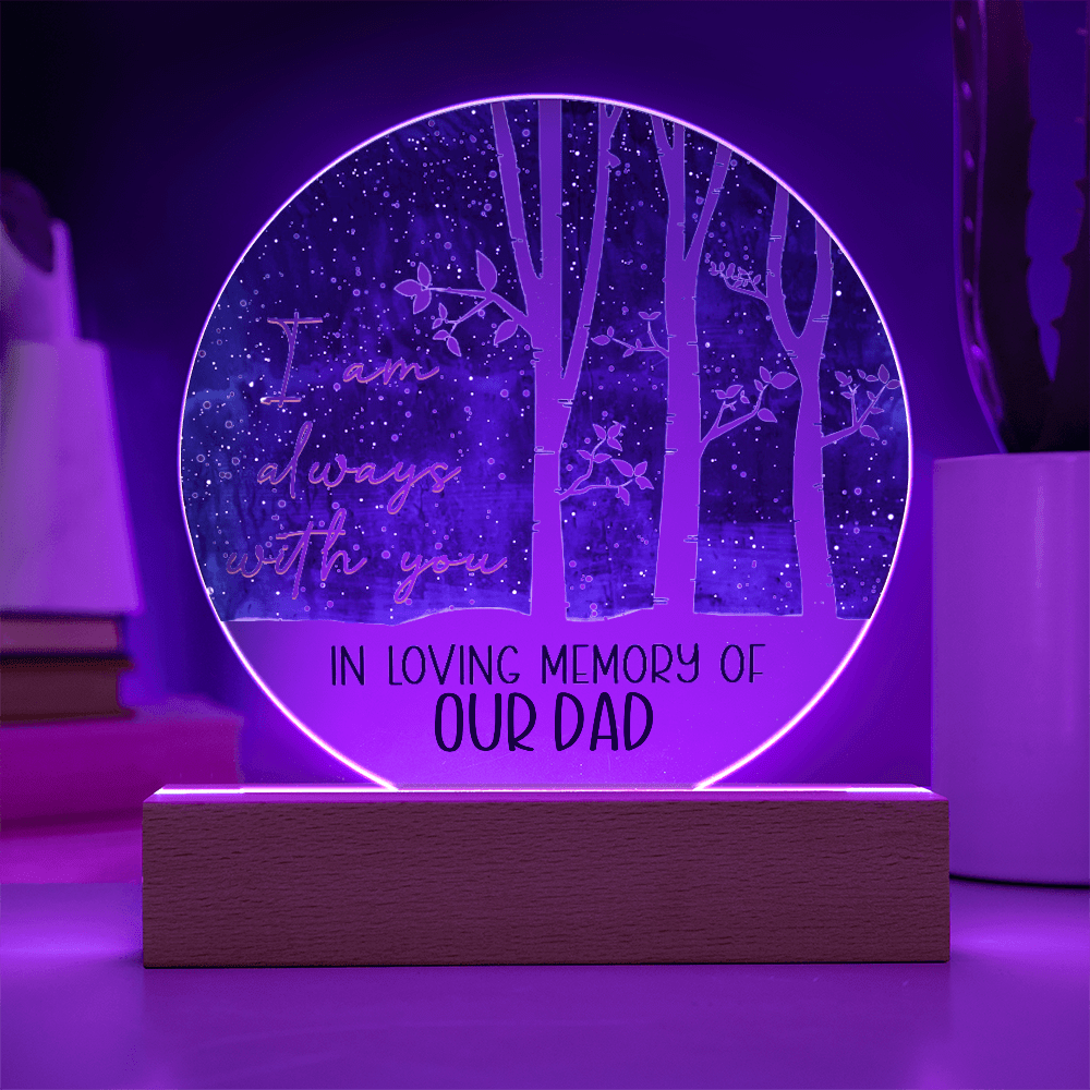 Custom Name Memorial Acrylic Plaque