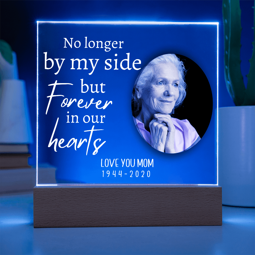 Custom Photo Text Memorial Acrylic Plaque