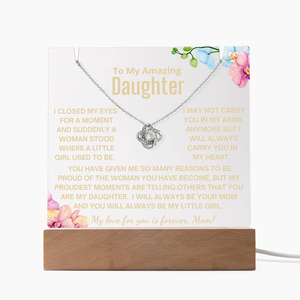 To My Daughter - Always Be My Little Girl Acrylic Bundle