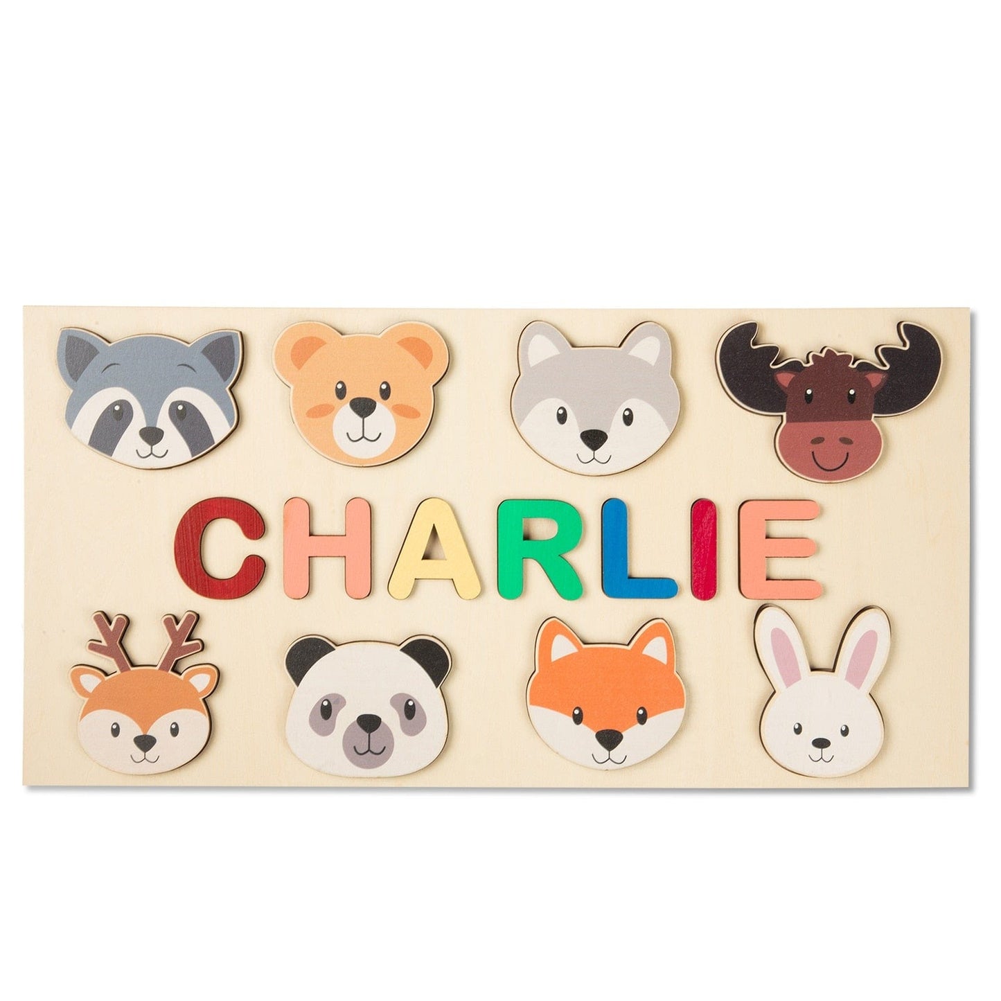 Personalized Wooden Name Puzzle Gifts For Kids Custom Name Baby Shower for Newborn Toddler Toys First Birthday Christmas