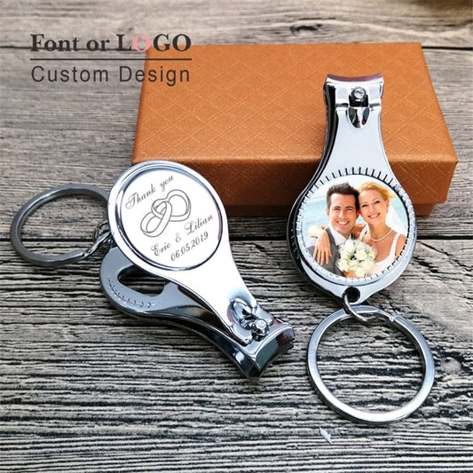 Custom Logo Beer Bottle Opener Wedding Ideas Favors Gift Keychain Gift