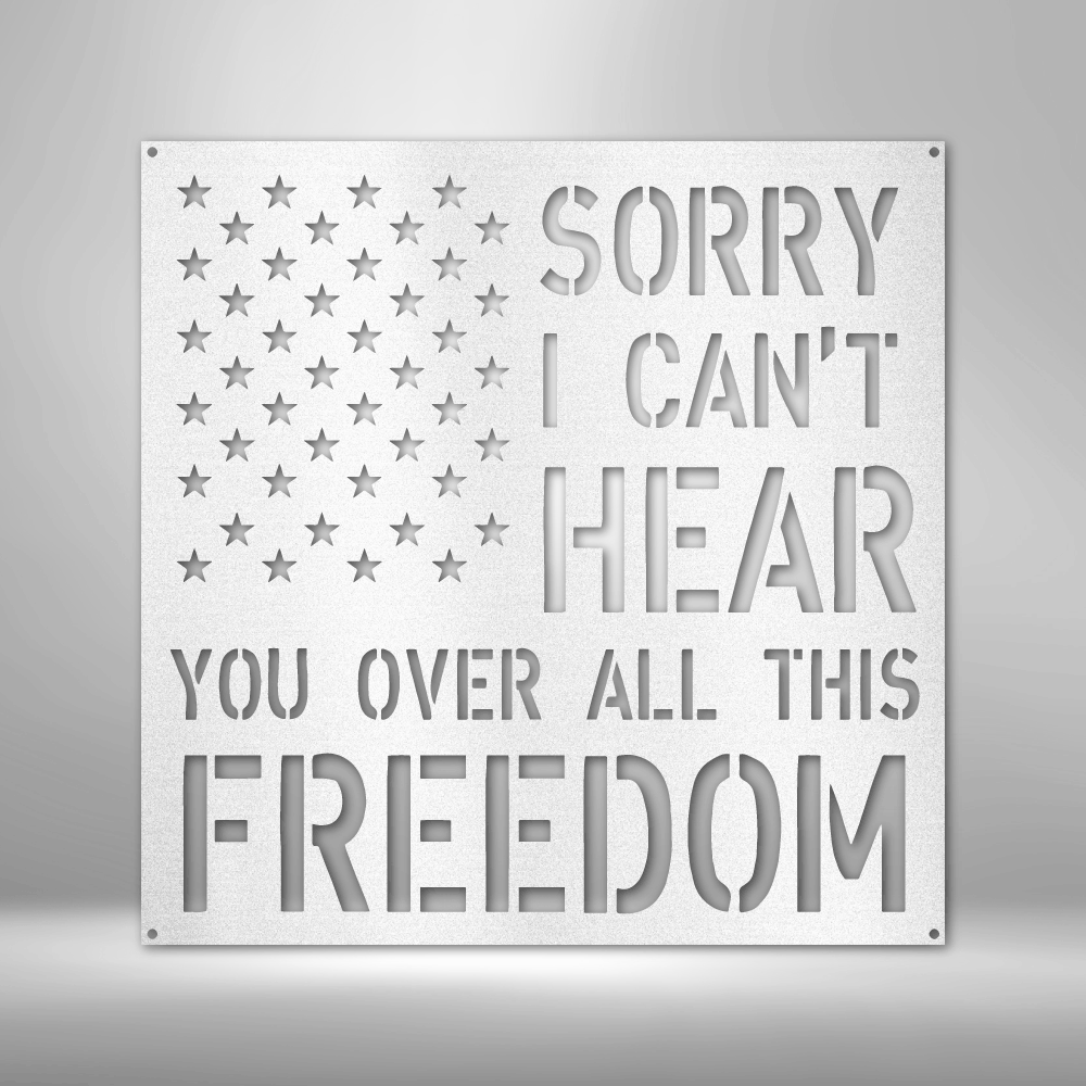 Freedom Metal Sign Wall Decoration Metal Art Wall Hangings Quote Wall Art Metal Sign Wall Sign Housewarming Gift