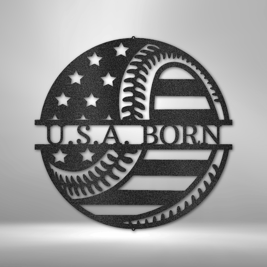 America's Pastime Metal Sign Wall Decoration Metal Art Wall Hangings Quote Wall Art Metal Sign Wall Sign Housewarming Gift