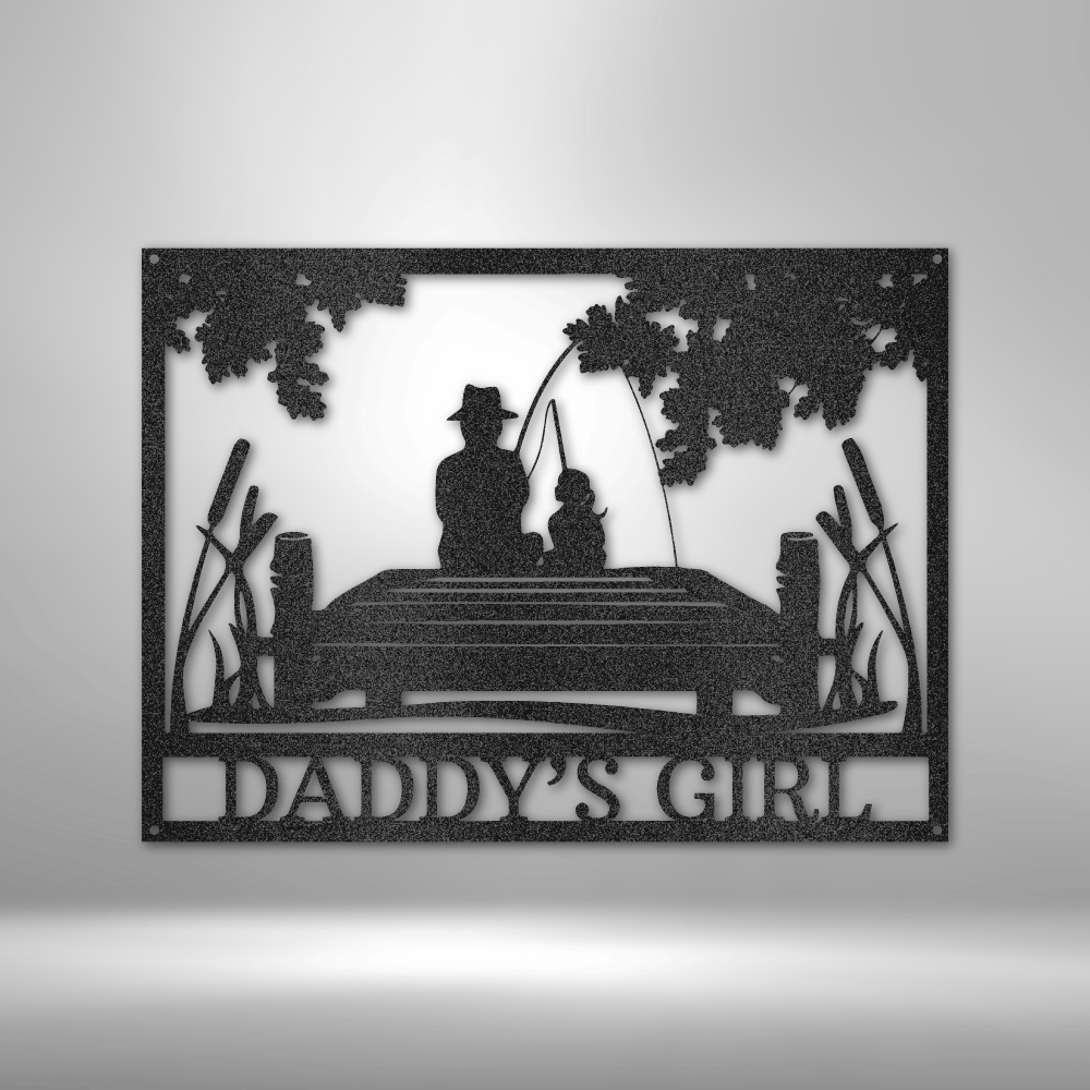 Custom Daddys Girl Monogram Personalized Gift Name Sign Birthday Name Sign Custom metal Sign Anniversary Gift Bridal Shower Gift