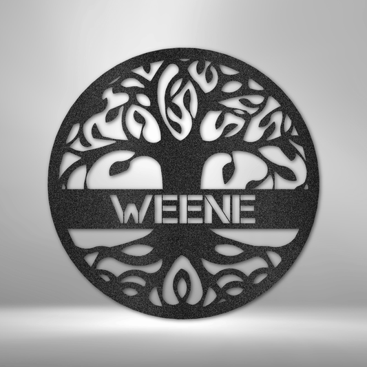 Personalized Tree of Life|Custom Metal Signs | Monogram Wall Decor | Metal Wall Art | Last Name Sign | Family Name Sign | Personalized Wedding Gift | Custom Metal Art