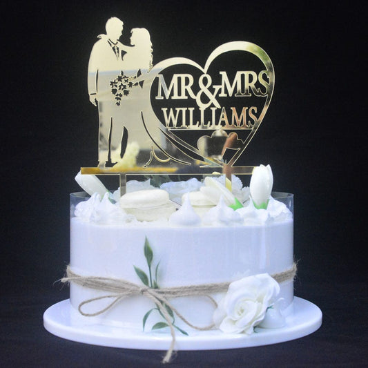 Personalized Wedding Cake Topper