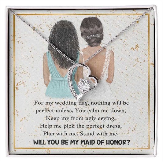 Gift For Maid Of Honor - Stand With Me - Necklace