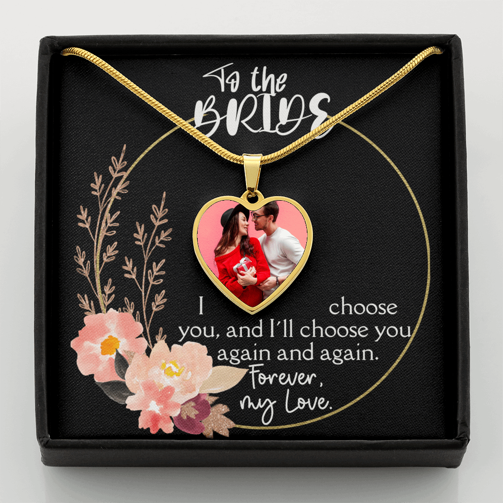 Gift For The Bride - I Choose You - Necklace